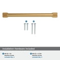 thumbnail image 4 of Amerock Farewind 7-9/16 inch (192mm) Center-to-Center Champagne Bronze Cabinet Pull, 4 of 6