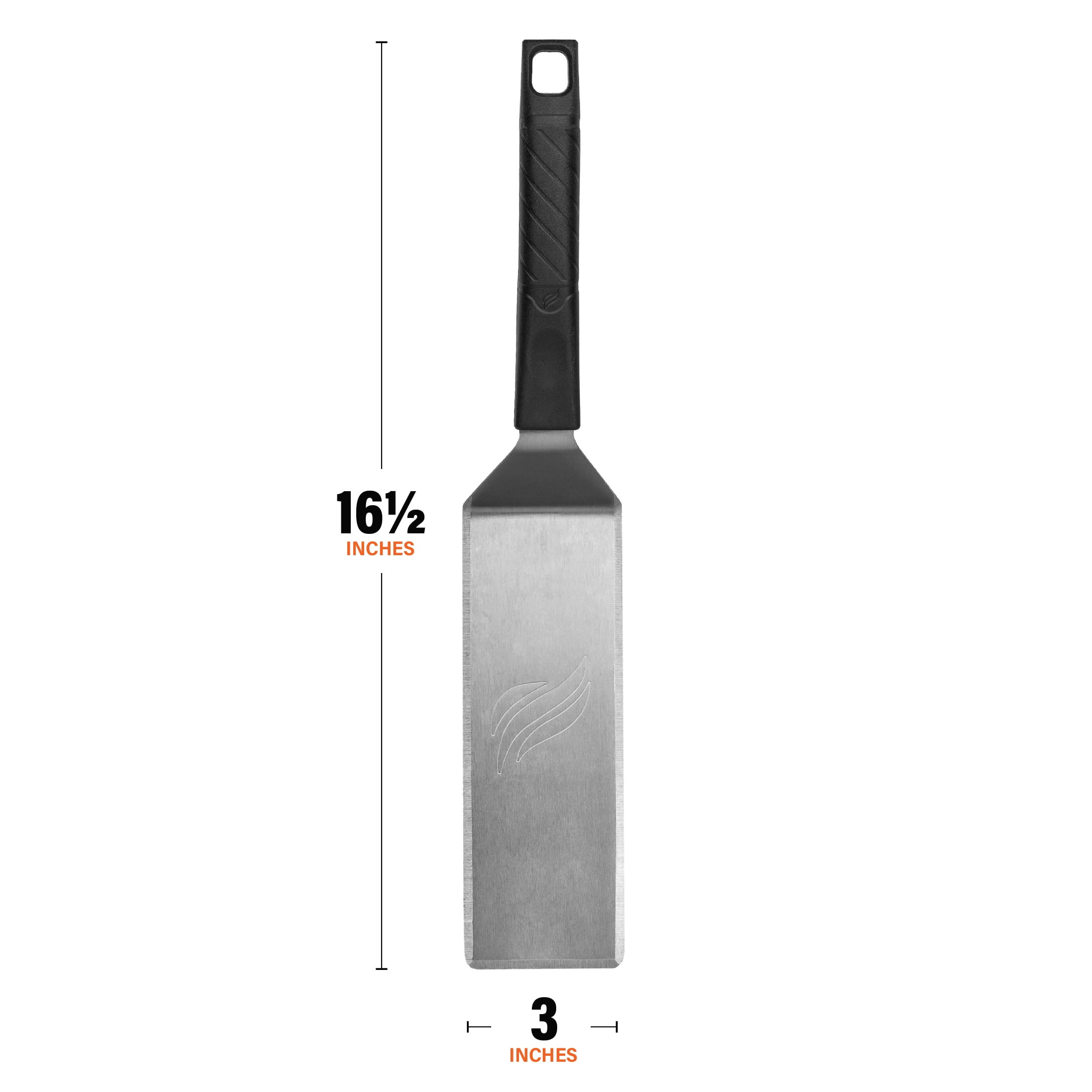 (2 pack) Blackstone 16” Stainless Steel Griddle Spatula with Long, Narrow Blade, 1-Piece