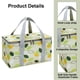 thumbnail image 3 of Bolsa de picnic reutilizable, bolsas más frescas con tapa con cremallera - comida campestre, playa, entrega de comida, al aire libre, 3 of 5