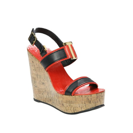 Tory Burch Angeline High Wedge Sandals (Best Wedge Sandals For Walking)