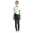 thumbnail image 3 of Rswnyirn Kids Girls Full Body Jumpsuit Gymnastic Ballet Yoga Dance Unitrad Catsuit White 12, 3 of 7