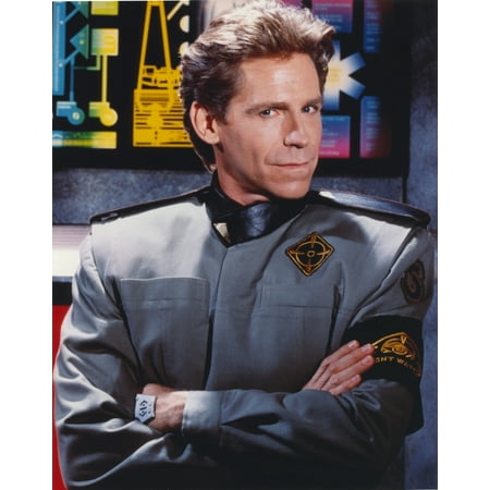 Jeff Conaway as Zach Allan in Babylon 5 in Black Long Sleeve Uniform