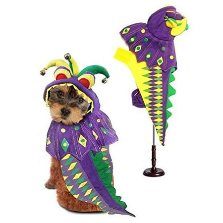 Dog Costume MARDI PAWS DRAGON COSTUMES Mardi Gras Dogs Outfit(Size 1)