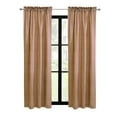 thumbnail image 2 of Thermalogic Checkmate Energy Efficient Room Darkening Mini Check Pattern Pole Top Curtain Panel Pair Each 40" x 72" Burgundy, 2 of 5