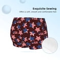 thumbnail image 2 of Rocae American Stars1 for Girls' Cotton Boxer Briefs, Soft Mid-rise Panties-X-Small, 2 of 5
