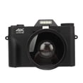 thumbnail image 1 of Cámara Digital 4K, Cámara De Vídeo ABS Con Enfoque Automático, Videocámara, Fotografía Con Lapso De Tiempo, Zoom Digital 16X, Pantalla Abatible De 180 Para Regalo, 1 of 7