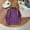 Purple, variant on Girls Black Ruffled Turtleneck Long Sleeve Top - Cotton Kids Kids Shirt (1-7 Years),Size 4-5T