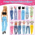 thumbnail image 4 of Set de ropa para muñecas Barwa, traje deportivo con capucha para muñeca de 11.5 pulgadas, 4 of 7