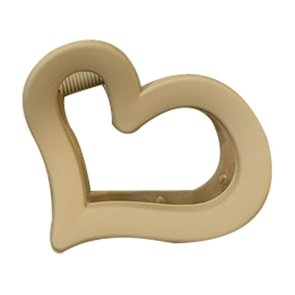 Hair Clips for Thin Hair Love Heart Cute Matte Claw Clips for Thin Hair