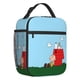 thumbnail image 2 of Fiambrera portátil personalizada S-Snoopys para mujer, multifunción, con diseño de animé Charlie Brown, bolsa térmica aislante para comida, para trabajo de oficina, 2 of 5