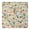 Flower P, variant on Watercolor Starfish Elastic Tablecloth, Square Fitted Table Cover for Beach Picnics, Soft Scratch-Resistant Fabric, Windproof Secure Fit, Boho Chic Design for 36x36 Inch Tables