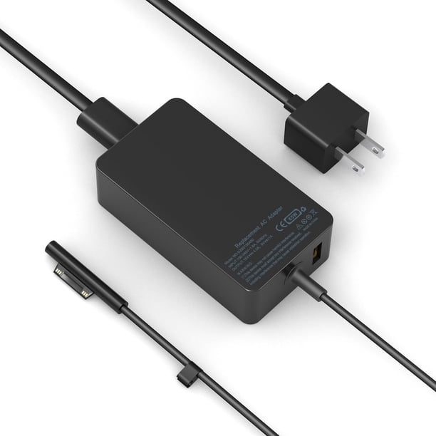 Cargador Para Computadora Portátil Surface Pro De 65 W: Cargador Microsoft Surface Pro Para Windows Surface Laptop 6 5 4 3 2 1 Microsoft Surface Pro10 9 8 7 7 6 5 4 3 X Surface Book3 2 1 Soporte Para