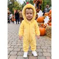 thumbnail image 4 of RUINIXCW Toddler Baby Costume Romper Cute Animal Long Sleeve Hooded Zipper Jumpsuit, 4 of 8