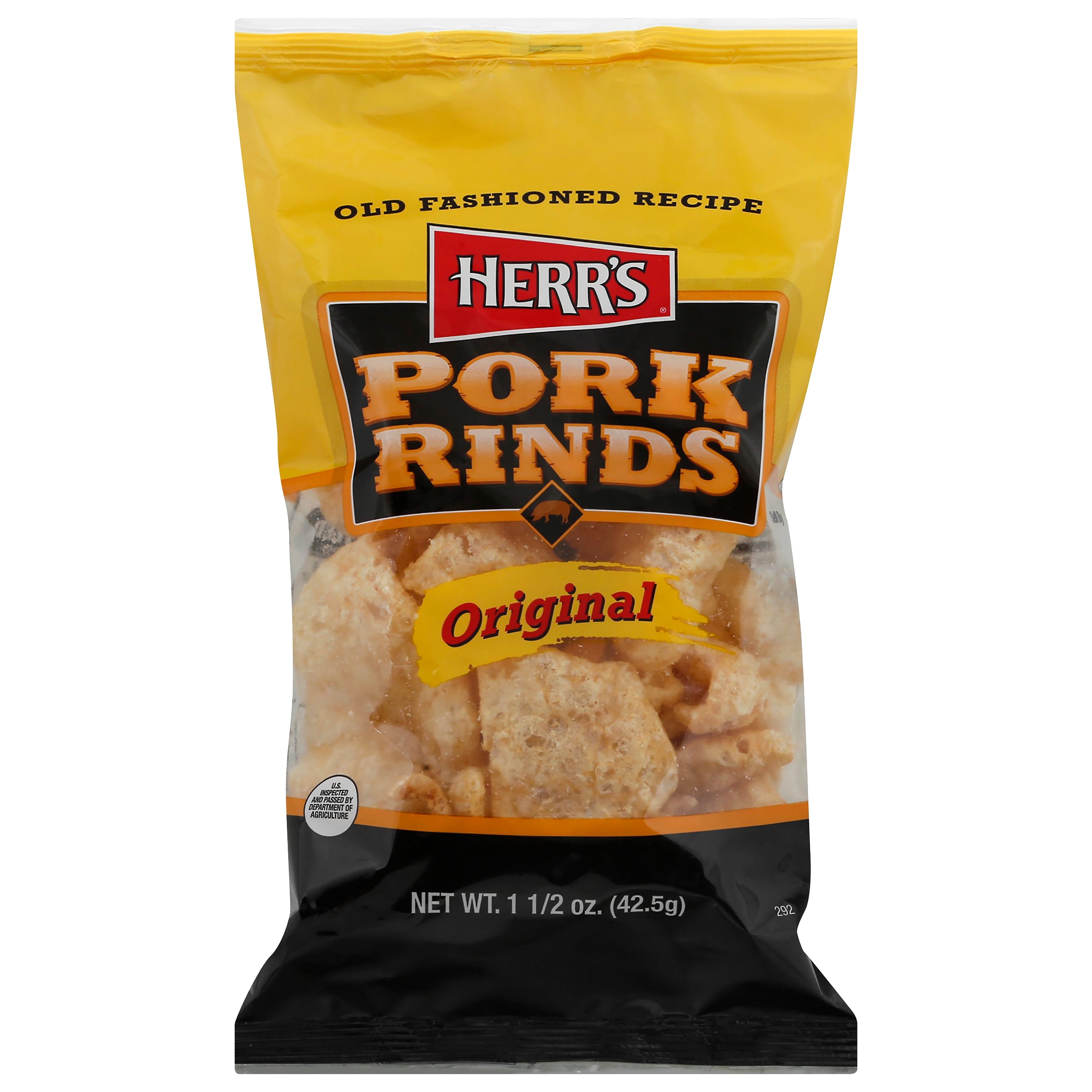 Herr's Original Pork Rinds, 1.25 Oz.