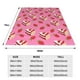 thumbnail image 3 of Balery Strawberry Cake Manta de Felpa Suave y Acogedora – Cobija de Franela Aterciopelada para Cama, Lavable y Cálida para Sofá, Mascotas, Transpirable-50"x40", 3 of 7