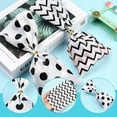 thumbnail image 3 of 100Pcs 4 Styles Rectangle Plastic Candy Bags Cookie Cellophane Bag with Twist Tie Black 270x130x0.1mm 25pcs/style, 3 of 5