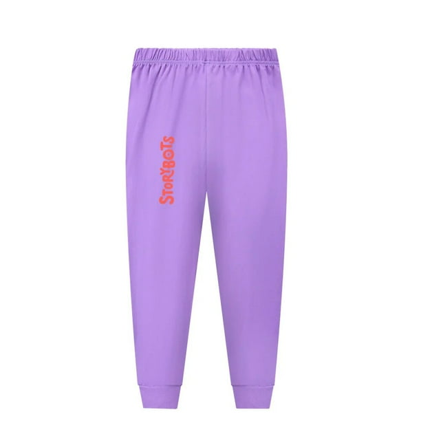 Storybots-Conjunto de ropa deportiva informal para niños y niñas, conjunto de pijama de algodón de manga corta y pantalones cortos de Anime para verano