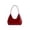 Red, variant on Underarm Shoulder Bag for Women Patent Leather Trendy Small Hobo Handbags Shiny Top Handle Clutch Purse Going Out Evening Bags - Coffee