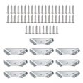thumbnail image 1 of AMLESO 2xCorner Braces for Woodworking Angle Braces Multifunctional Small Right Angle Brackets Corner Fasteners for Drawer Cabinet Box , 10pcs, 2 Pcs, 1 of 6