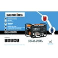 thumbnail image 4 of Genkins 3600W/3300W Dual Fuel Recoil Start Power Generator, Low Oil Shutdown, 4 of 6