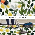 thumbnail image 5 of Summer Lemon Outdoor Rug for Patio/Deck/Porch, Non-Slip Large Area Rug 5 x 8 Ft, Yellow Fruits Pastoral Green Botanical Indoor Outdoor Rugs Washable Area Rugs, Reversible Camping Rug Carpet Runner, 5 of 8