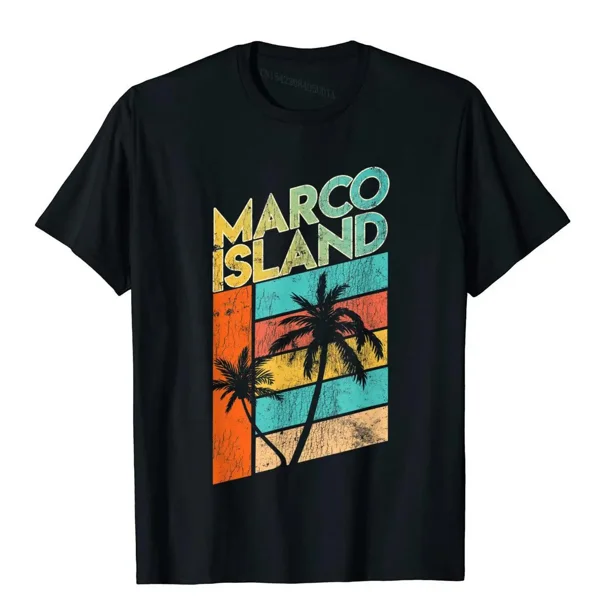 Camiseta de Marco Island, camiseta familiar Vaion, camisetas de Florida para hombres, camisetas grupales, camisetas de algodón de hip hop al por mayor