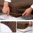 thumbnail image 4 of Unique Bargains Drap-Housse en Microfibre Élastique Tout Autour Seulement Protège-Matelas de 15 Pouces de Profondeur, 4 of 9