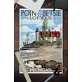 thumbnail image 2 of Point Betsie Lighthouse, Michigan (12x18 Wall Art Poster, Room Decor), 2 of 3