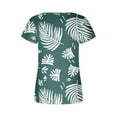 thumbnail image 5 of Azrian Womens Plus Size,Women Fashion Printed Casual V-Neck Short Sleeve Loose T-Shirt Blouse Tops, 5 of 5