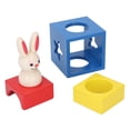 thumbnail image 3 of Juguetes de madera para bebés modelo de conejo caja de madera duradera redonda pulida para bebés juguete educativo de madera de pino durante 36 meses para el aprendizaje ANGGREK Otros, 3 of 8