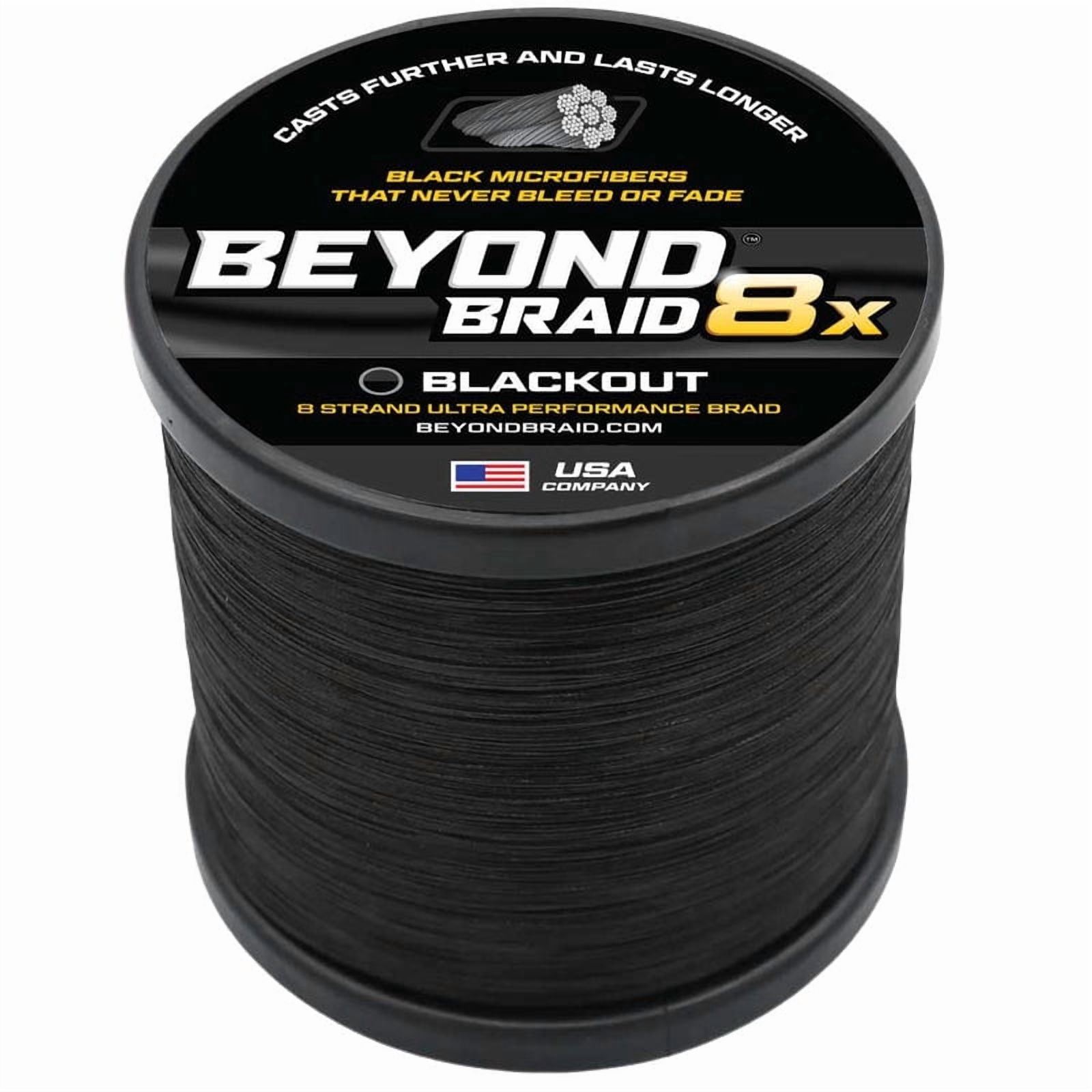 Beyond Braid Blackout No Fade 8X 300 Yards 40LB