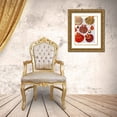 thumbnail image 3 of Fab Funky 12x14 Gold Ornate Wood Framed with Double Matting Museum Art Print Titled - Red Clam Shells, 3 of 4