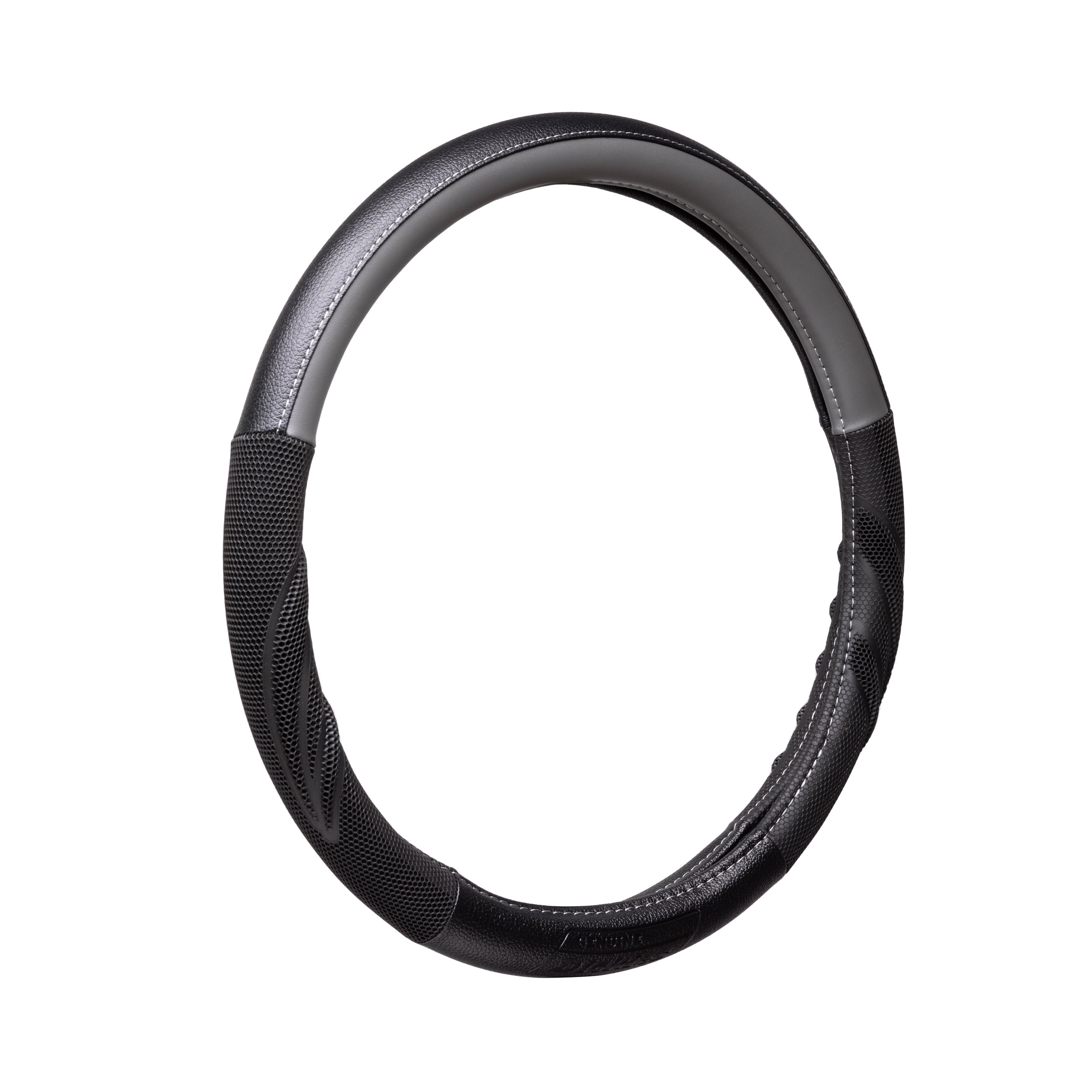 Genuine Dickies Dura Grip Black-Gray Truck Steering Wheel Cover