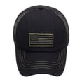 thumbnail image 2 of Xmarks American Flag Hat, Tactical Embroidered Operator Cap, Baseball Cap for Men and Women, 2 of 3