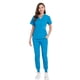 thumbnail image 1 of Conjunto de ropa de lavado de hospital, ropa de enfermera para quirófano de clínica oral, ropa de manga corta con cuello en V para cepillarse las manos, 1 of 6