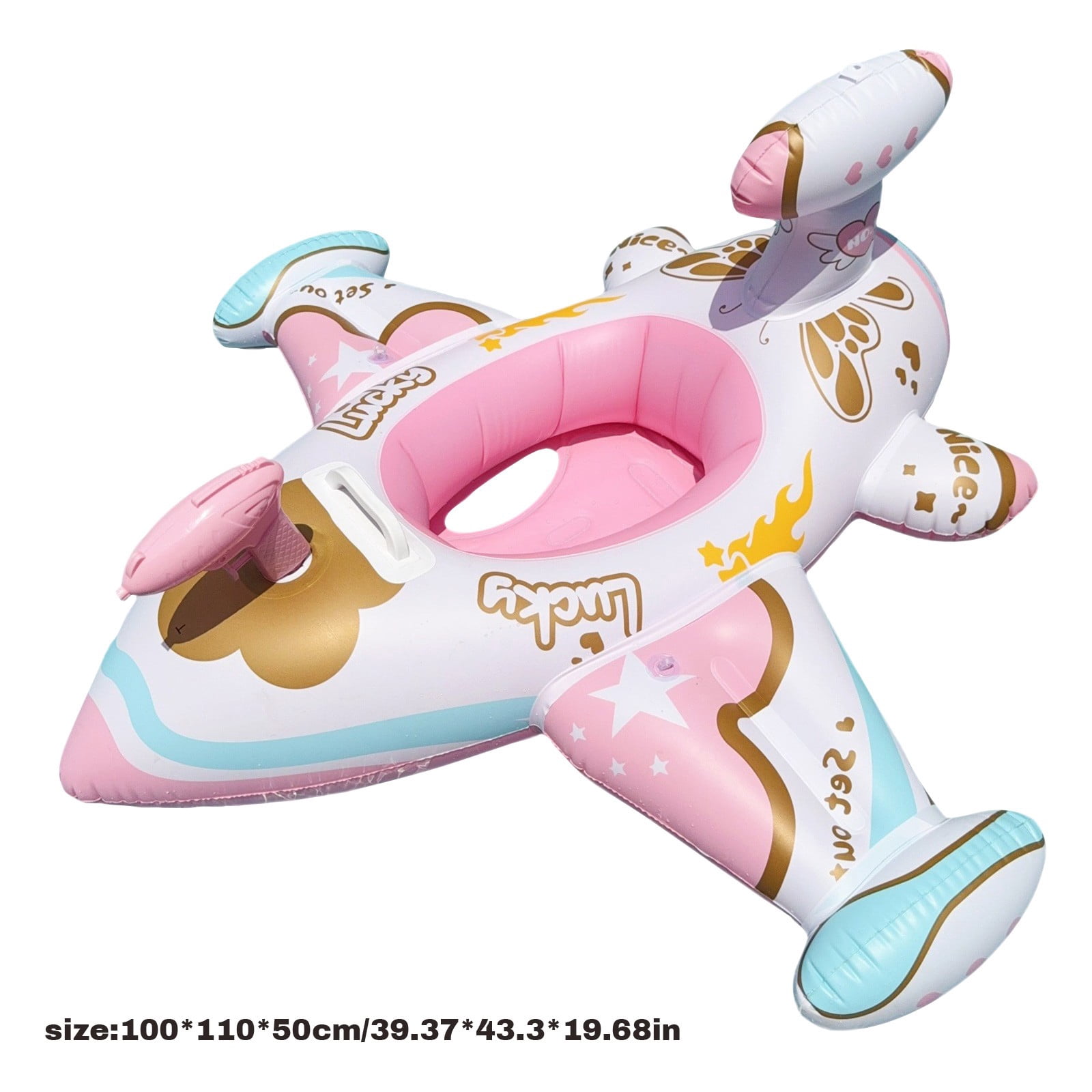 Inflatable Floating Boat Style Pool Float with Integrated Seat Design Stable Water Support for Swimming Pool Recreation