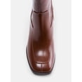 thumbnail image 6 of Free Assembly Women's Faux Leather Square Toe Tall Boots, 6 of 8