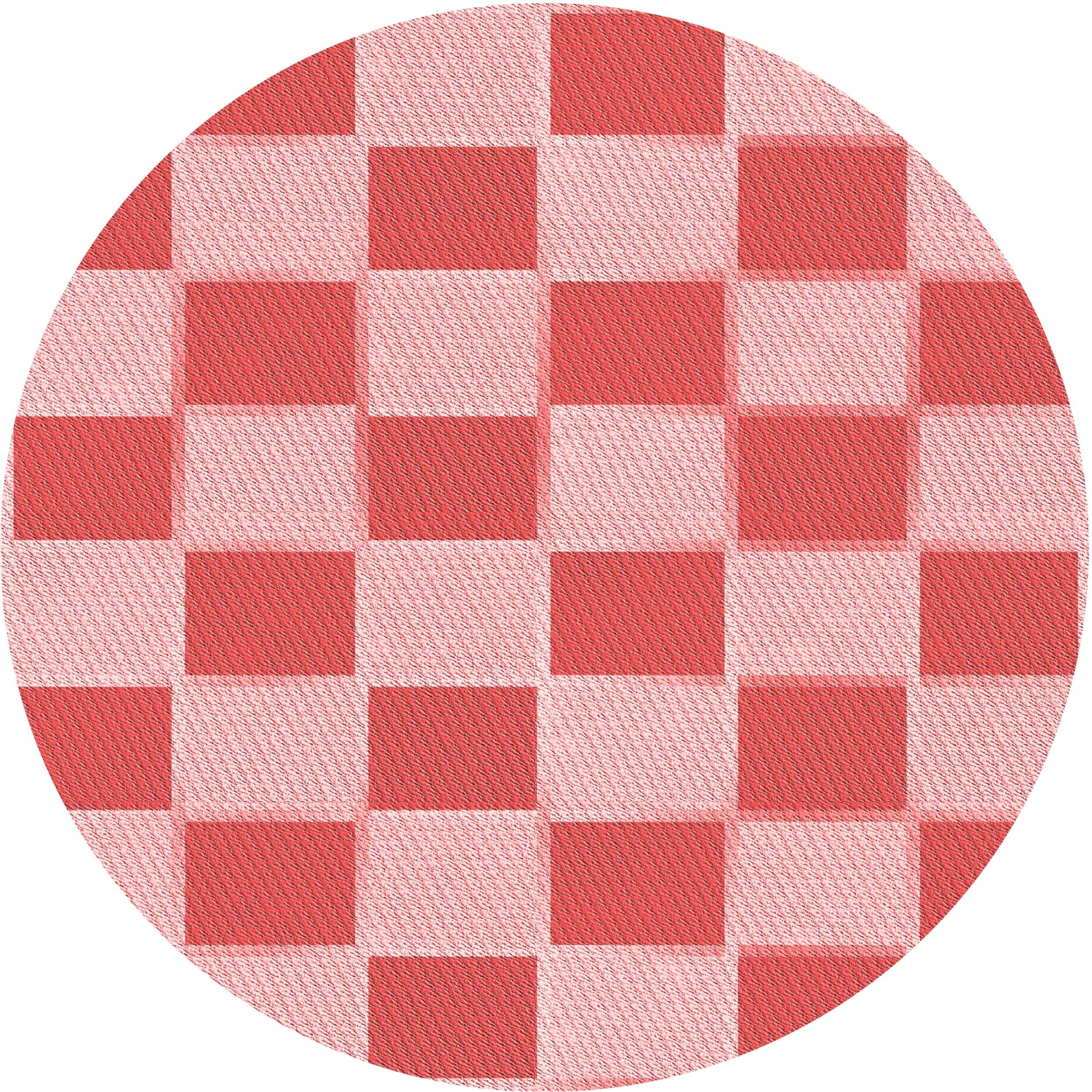 Ahgly Company Tapis d'Intérieur Lavable en Machine Carré Transitionnel Rose Pastel, 3 Pieds Carré