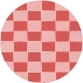 thumbnail image 1 of Ahgly Company Tapis Rond Lavable en Machine Intérieur Transitionnel Rose Pastel, 4 Pieds Rond, 1 of 7
