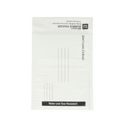 Pen+Gear White Poly Bubble Mailer, 6" x 9" (#0), Peel and Seal, 1 Count
