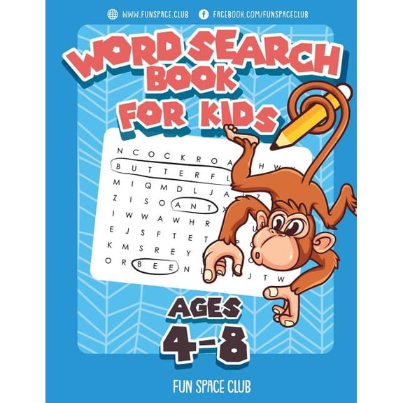 Word Search Books for Kids Ages 4-8: Word Search Puzzles for Kids Activities Workbooks 4 5 6 7 8 (Paperback) by Nancy Dyer