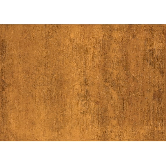 Ahgly Company Indoor Rectangle Oriental Orange Industrial Area Rugs, 3' x 5'