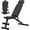 Black, variant on 9 Positions Adjustable Weight Bench, Foldable Workout Bench Weight Bench For Home Gym Full Body Strength Training, Support Up To 800lbs, Grey