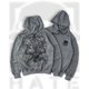 thumbnail image 1 of Sudadera con capucha con estampado de calavera de dibujos animados retro americano para hombre en otoño, ropa holgada informal de estética Y2K, tops deportivos para parejas, 1 of 1