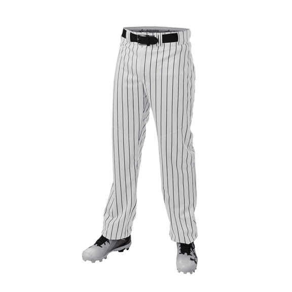Alleson Athletic 655WPNY Youth Crush Pinstripe Pant - White Navy