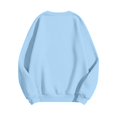 thumbnail image 4 of WEIWEN Halloween Sweatshirts for Women Oversized Skull Printed Long Sleeve Fall Outfits Halloween Sweaters for Women Going Out Tops Women's Clothing Spooky Season Clothes Light Blue, L, 4 of 5