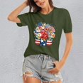 thumbnail image 2 of YDLCAFD Maternity Shirts for Workout Ladies' Top Printed Loose Short Sleeve Top, 2 of 4