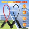 thumbnail image 2 of 2Pcs Solar Extension Cable 15inch with Female and Male Connector Adapter Kit Solar Panel Cable Wire Waterproof Solar Panel Adapter Cable, 2 of 7
