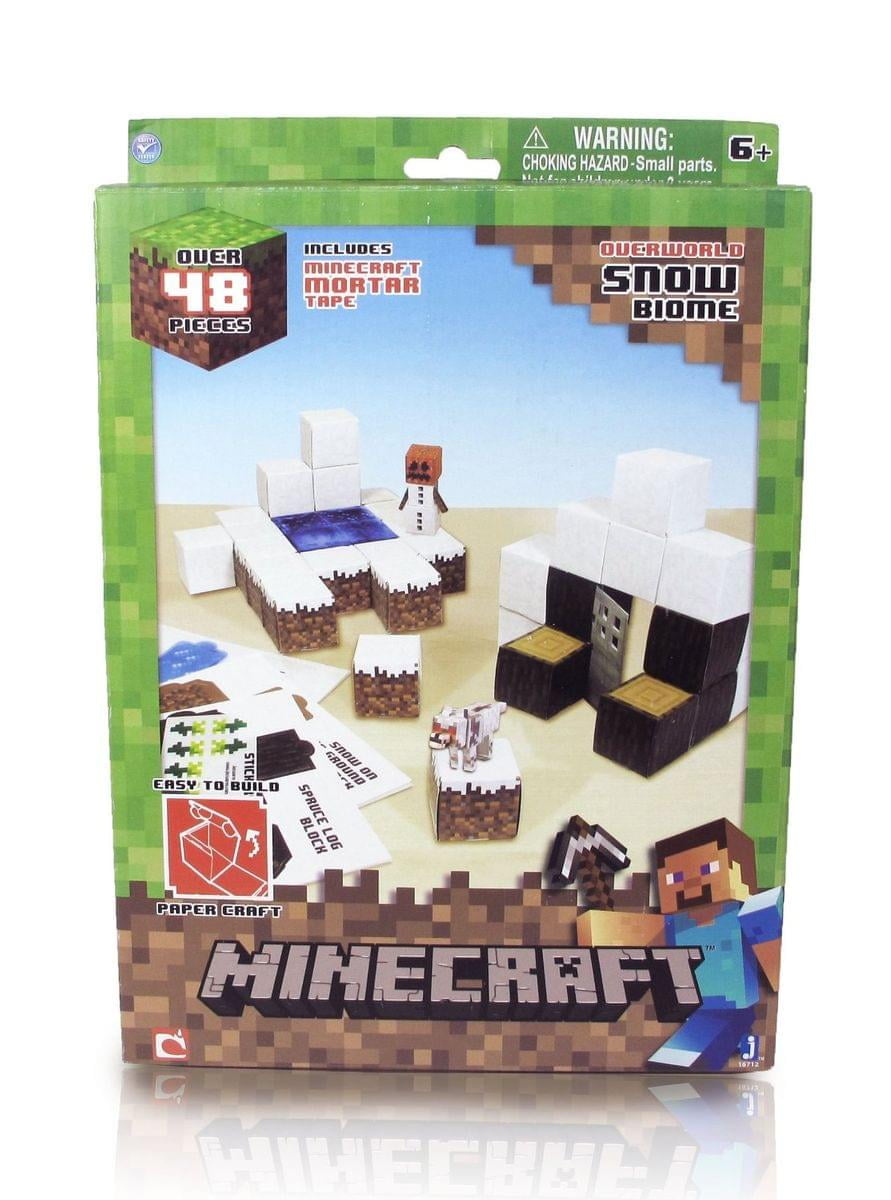 MAR138403 - MINECRAFT PAPERCRAFT OVERWORLD SET CS - Previews World