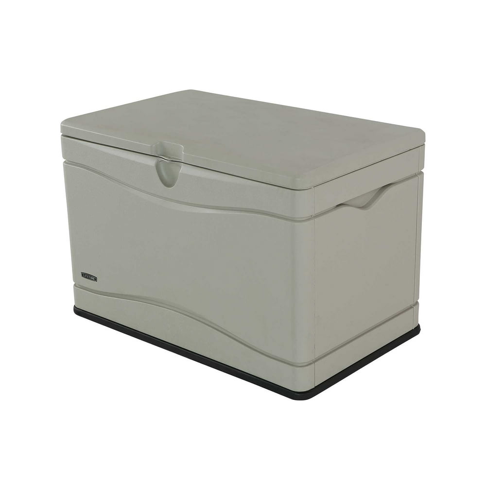 Lifetime 80 Gallon HeavyDuty Deck Box, Beige